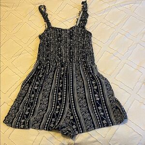 Lily Rose Navy and White Kids One Piece